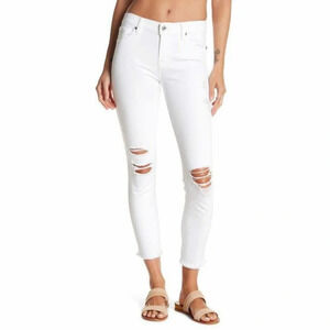 7 for all Mankind high waist ankle Gwenevere skinny jeans, size  25